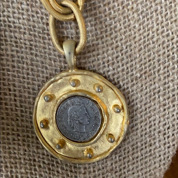 Designer coin necklace - Picture 2 of 2